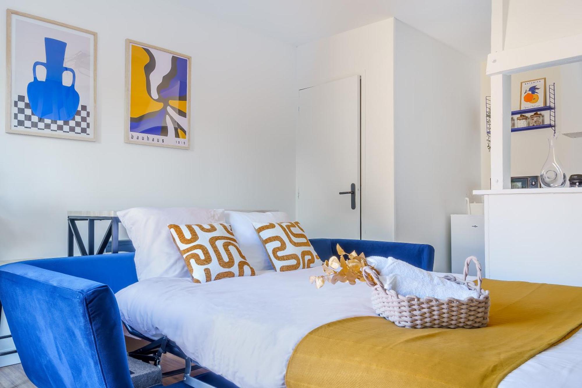 Maisonnette Bleu Horizon Avec Jardin - 2Min Gare - Serenito Homes Saint-Just-en-Chaussee Extérieur photo