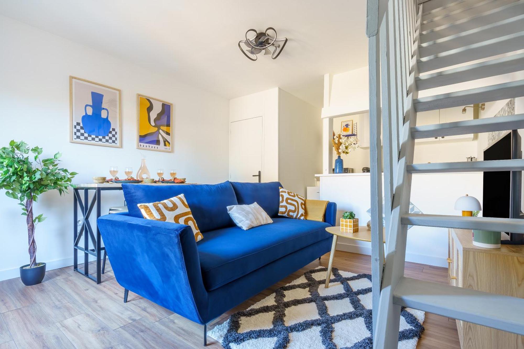 Maisonnette Bleu Horizon Avec Jardin - 2Min Gare - Serenito Homes Saint-Just-en-Chaussee Extérieur photo